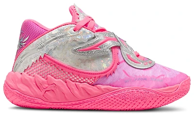 PUMA Boys Lamelo Ball MB.05 World Tour - Boys' Grade School Basketball Shoes Silver/Pink