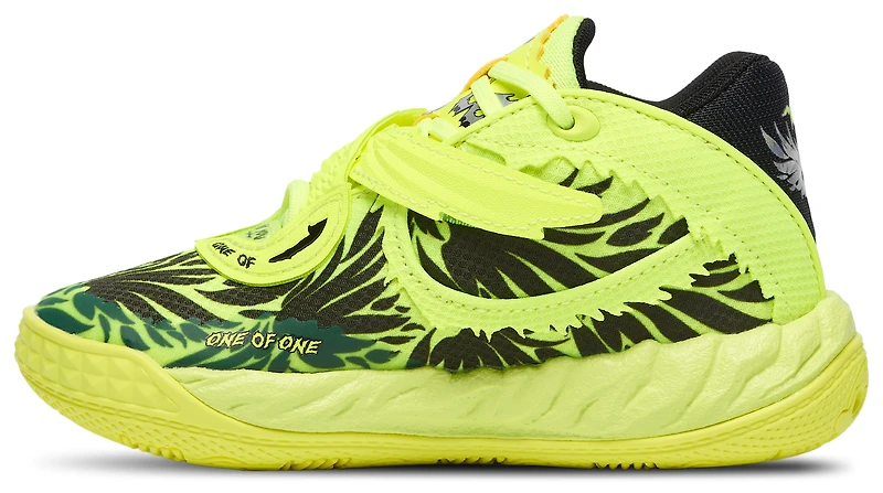 PUMA Boys Lamelo Ball MB.05 Voltage - Boys' Preschool Shoes Yellow/Black