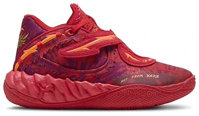 PUMA Boys Lamelo Ball MB.05 Crowd Surf - Boys' Preschool Shoes Magenta Gleam/Red/Fluorescent Orange