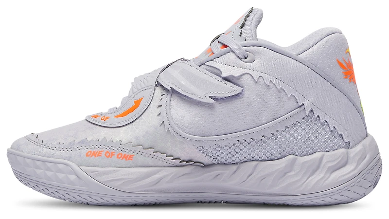 PUMA Boys Lamelo Ball MB.05 Metallic - Boys' Grade School Basketball Shoes Silver/Grey