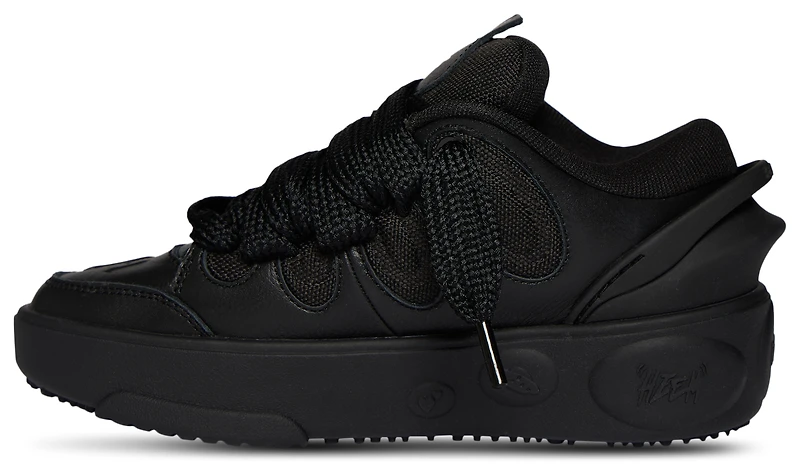 PUMA Boys La France - Boys' Grade School Basketball Shoes Black/Black