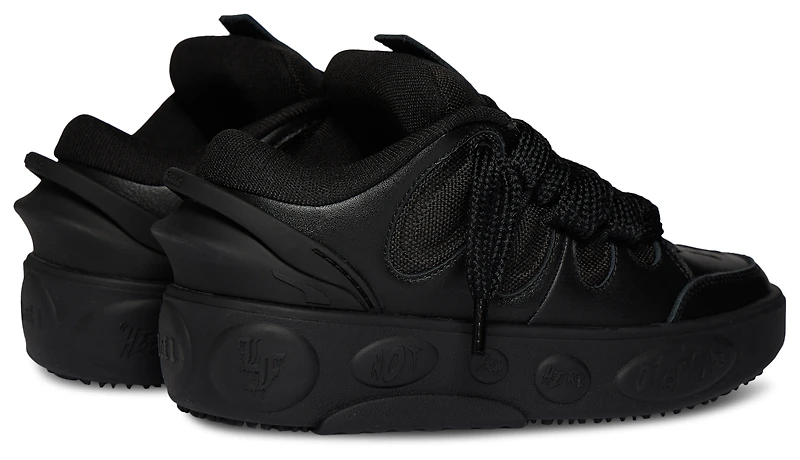 PUMA Boys La France - Boys' Grade School Basketball Shoes Black/Black