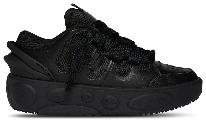 PUMA Boys La France - Boys' Grade School Basketball Shoes Black/Black