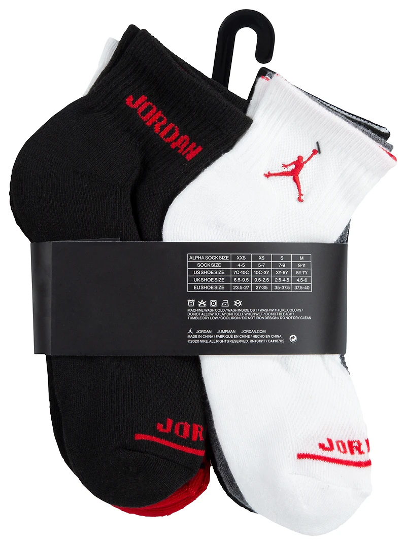 Jordan 6PK Quarter Socks