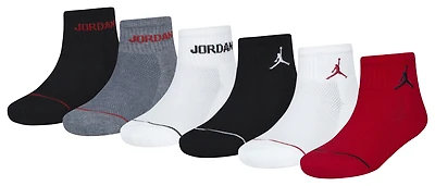 Jordan 6PK Quarter Socks  - Youth