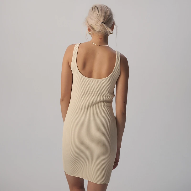Cozi Perfect Rib Knit Tank Dress - Women's