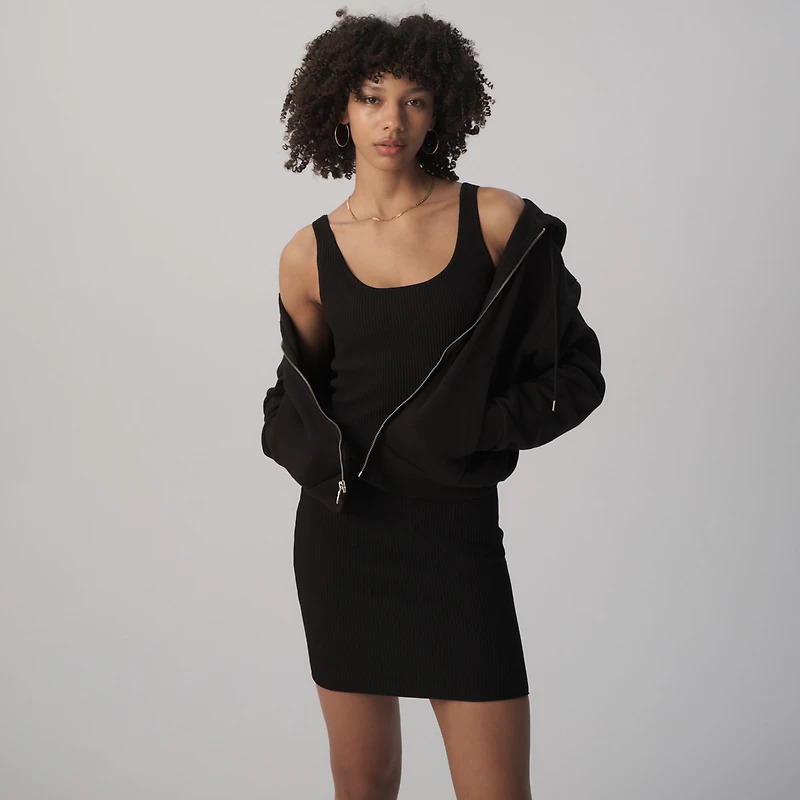 Cozi Perfect Rib Knit Tank Dress - Women's