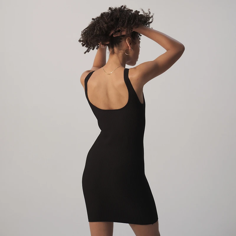 Cozi Perfect Rib Knit Tank Dress - Women's