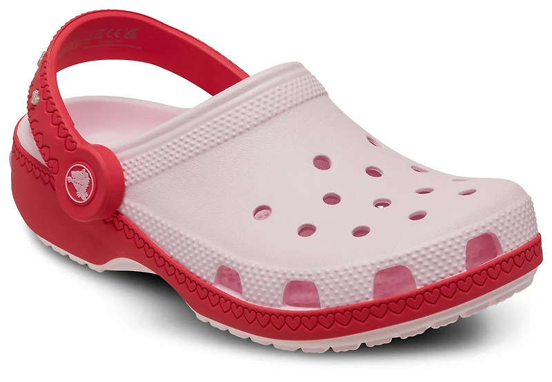 Crocs Vday Clogs With Heart Back Strap - Girls' Preschool