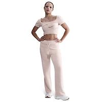 Nike NSW Phoenix  Boucle Short Sleve Crop T-Shirt - Women's