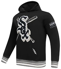 Pro Standard WHITE SOX MASH UP RIB FLC PO HOODIE - Men's