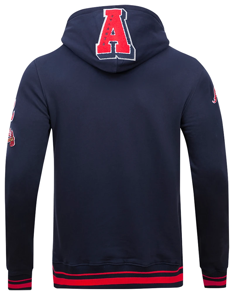 Pro Standard BRAVES MASH UP RIB FLC PO HOODIE - Men's