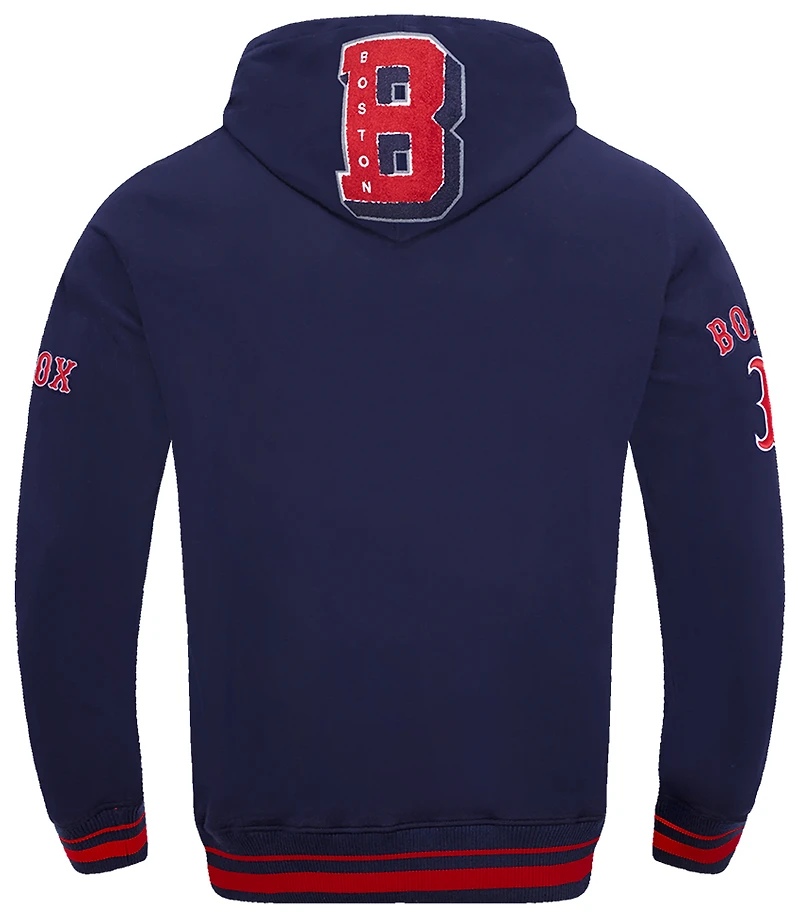 Pro Standard RED SOX MASH UP RIB FLC PO HOODIE - Men's
