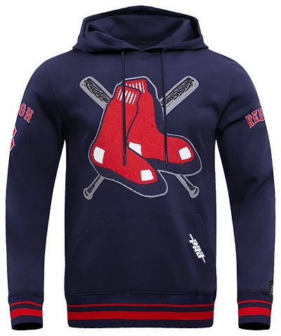 Pro Standard RED SOX MASH UP RIB FLC PO HOODIE - Men's