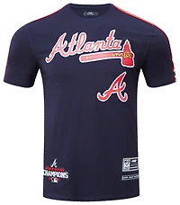 PRO Standard BRAVES LOGO CLASSIC MESH TEAM TAPING SHIRT - Men's