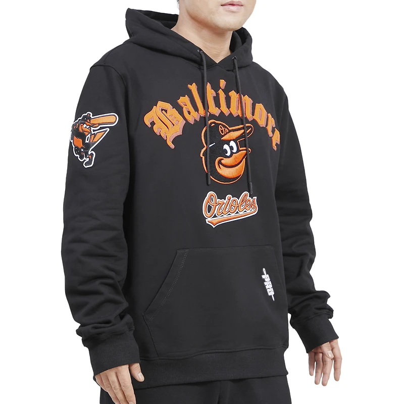 Pro Standard ORIOLES OLD ENGLISH FLC PO HOODIE - Men's