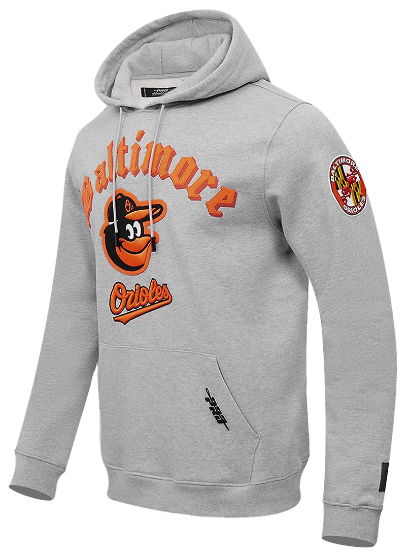 Pro Standard ORIOLES OLD ENGLISH FLC PO HOODIE - Men's