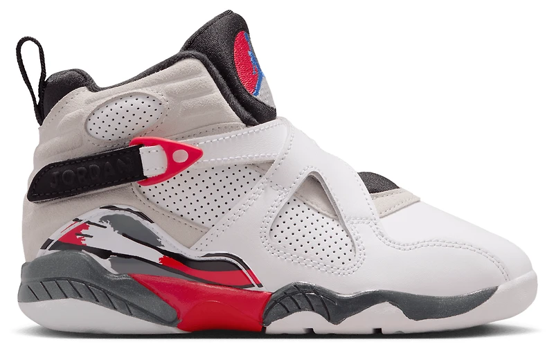 Jordan Boys Retro 8 - Boys' Preschool Basketball Shoes White/True Red/Black