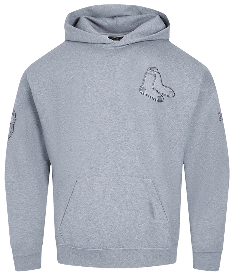 Pro Standard RED SOX NEUTRAL DROP SHOULDER FLC PO HOODIE - Men's