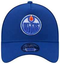 New Era Oilers 9Forty A-Frame Primary Cap  - Adult