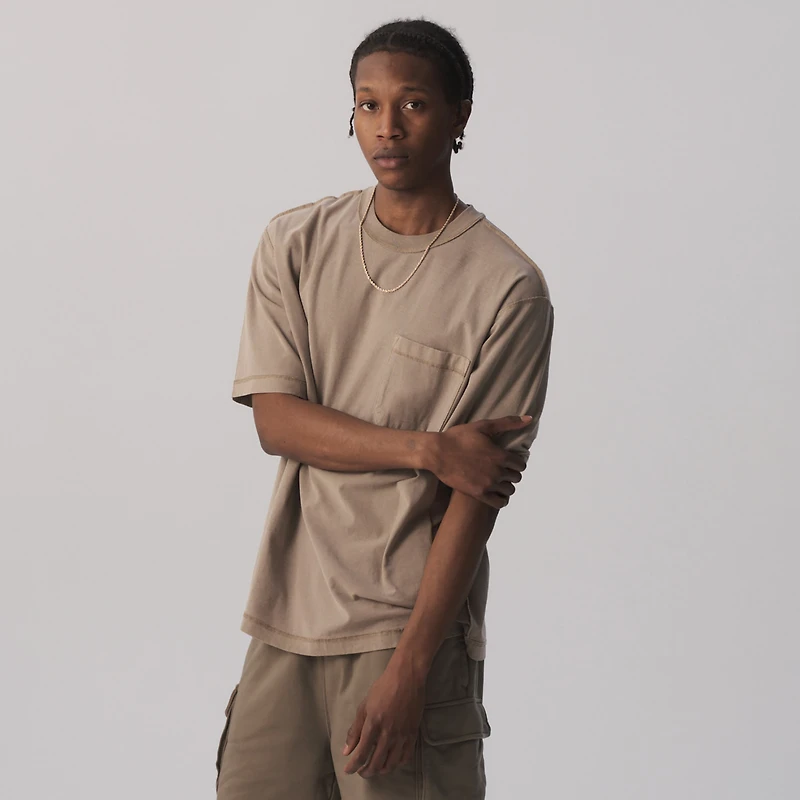 LCKR T-shirt à poche épais réversible - Pour hommes