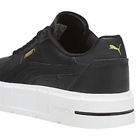 Puma Girls Cali Court Leather - Girls' Grade School Basketball Shoes Black/Puma White