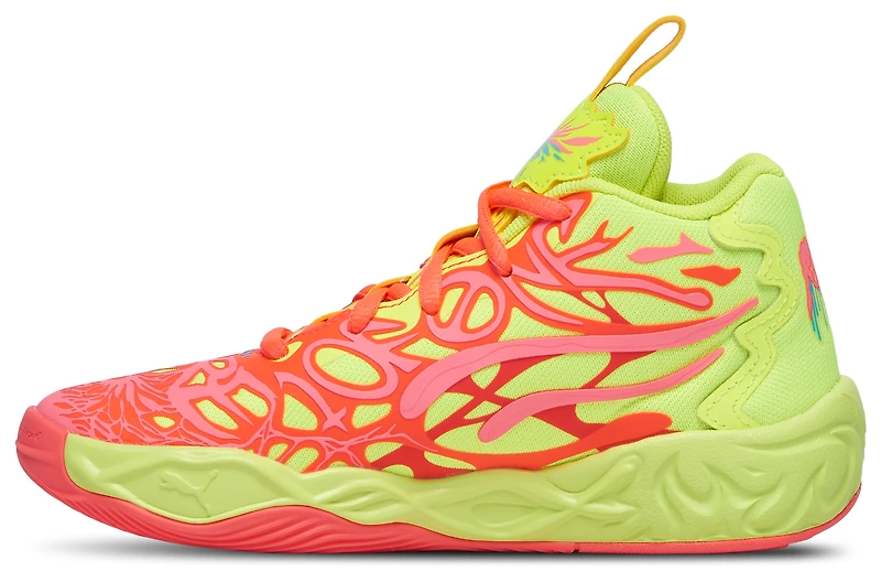 PUMA Boys Lamelo Ball PUMA x Lamelo Ball MB.04 1Love - Boys' Preschool Basketball Shoes Pink Alert/Yellow Alert Size 11.0