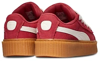 PUMA Girls PUMA Creeper Phatty Corduroy - Girls' Grade School Shoes Warm White/Club Red/Gum Size 05.0