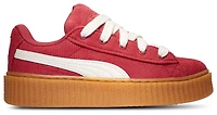 PUMA Girls PUMA Creeper Phatty Corduroy - Girls' Grade School Shoes Warm White/Club Red/Gum Size 05.0