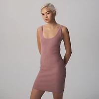 Cozi Perfect Rib Knit Tank Dress - Women's