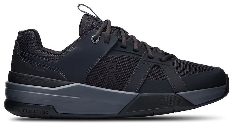 On Boys The Roger Pro - Boys' Grade School Basketball Shoes Black/Eclipse