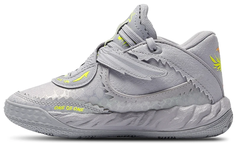 PUMA Boys Lamelo Ball MB.05 Metallic - Boys' Preschool Shoes Yellow Alert/Vibrant Silver/Glowing Red