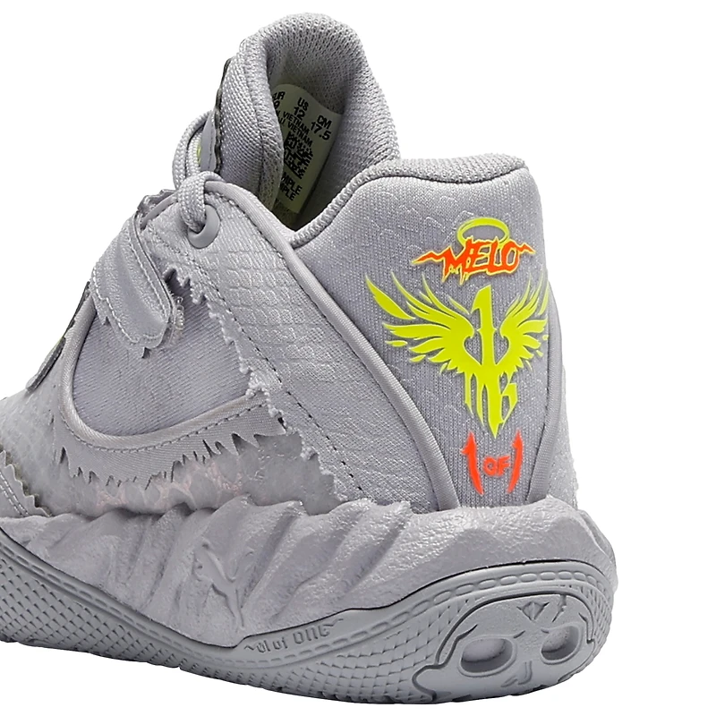 PUMA Boys Lamelo Ball MB.05 Metallic - Boys' Preschool Shoes Yellow Alert/Vibrant Silver/Glowing Red