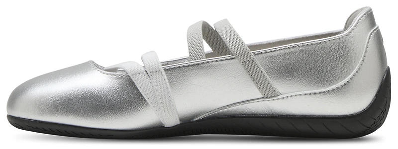 PUMA Girls Speedcat Ballet - Girls' Grade School Shoes Metallic Ash Grey/Puma White
