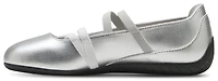 PUMA Girls Speedcat Ballet - Girls' Grade School Shoes Metallic Ash Grey/Puma White