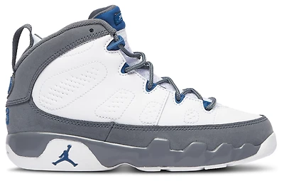 Jordan Boys Retro 9 - Boys' Preschool Shoes White/Flint Grey/French Blue