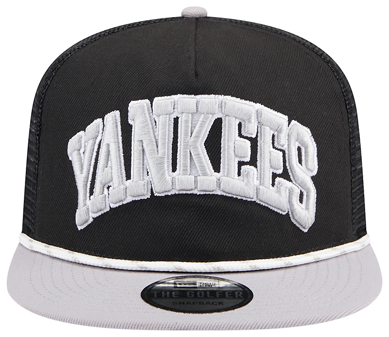 New Era Yankees Golfer Throwback Snapback  - Men's