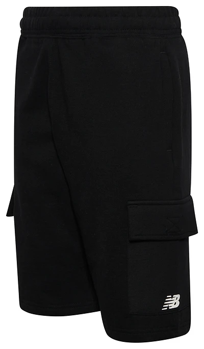 New Balance Fleece Cargo Shorts - Boys' Grade School