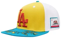 Pro Standard Dodgers State Flower Brim Wool Snapback - Adult
