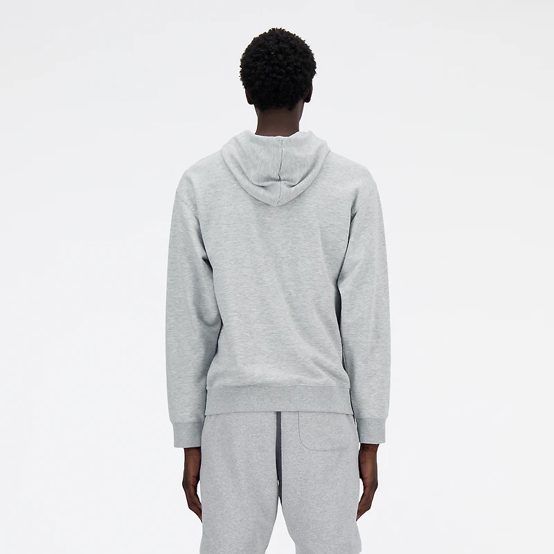 New Balance French Terry Stacked Logo Pullover Hoodie