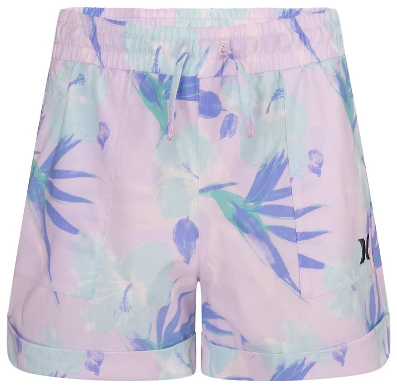 Hurley High Waisted Woven Shorts  - Boys' Grade School