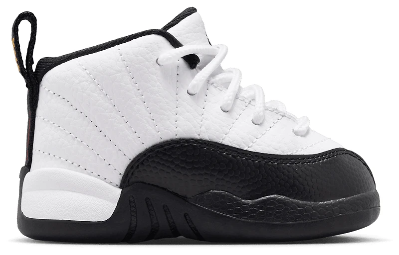 Jordan Boys Retro 12 - Boys' Toddler Basketball Shoes White/Black/Taxi