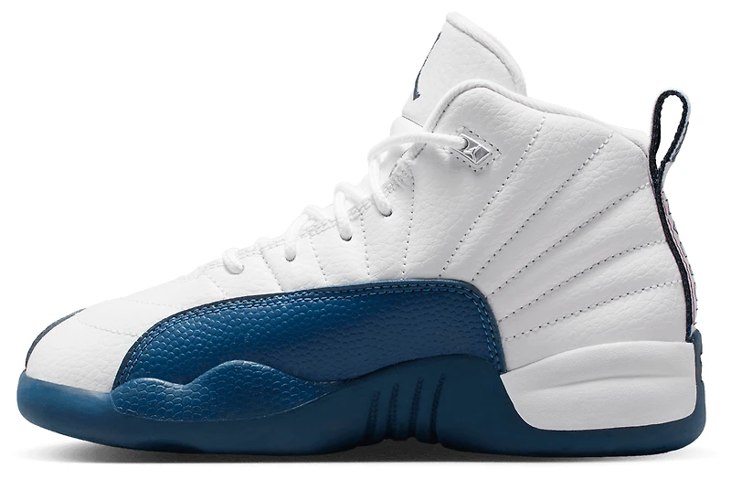 Jordan Boys Retro 12 - Boys' Preschool Shoes French Blue/Metallic Silver/White