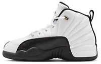Jordan Boys Retro 12 - Boys' Preschool Shoes White/Black/Taxi