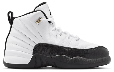 Jordan Boys Retro 12 - Boys' Preschool Shoes White/Black/Taxi