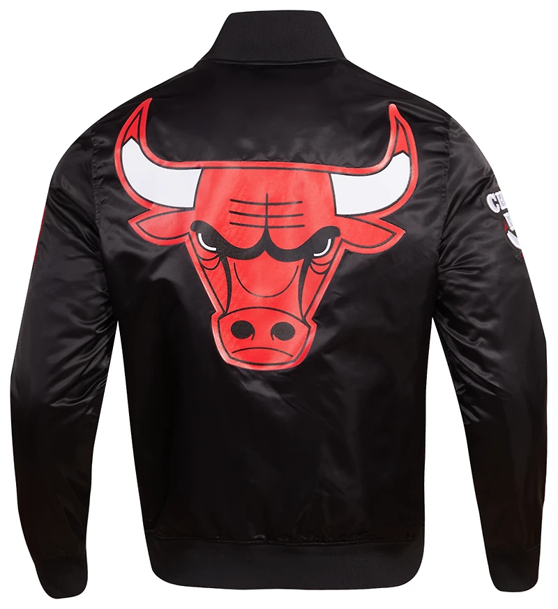 Pro Standard Bulls Tonal Satin Jacket - Men's