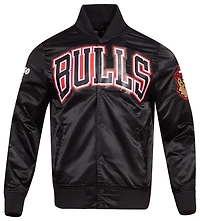 Pro Standard Bulls Tonal Satin Jacket - Men's