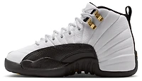 Jordan Boys Retro 12 - Boys' Grade School Basketball Shoes White/Taxi/Black