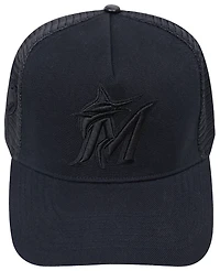 Pro Standard Marlins  Classic Pinch Front Trucker - Men's