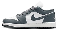 Jordan Boys Jordan AJ 1 Low - Boys' Grade School Basketball Shoes Summit White/Iron Grey Size 04.0